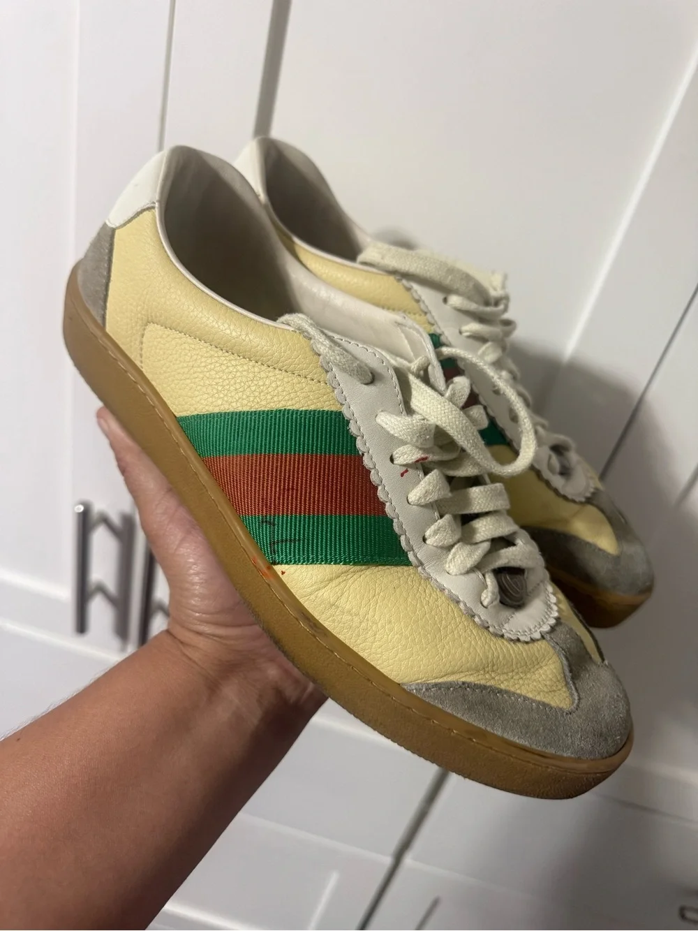 Gucci G74 Web Sneakers Men US 6M/9W/40EU